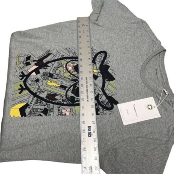 Knowledge Cotton Apparel Big Owl Print T-shirt Europe Streets Denmark - Picture 4 of 10